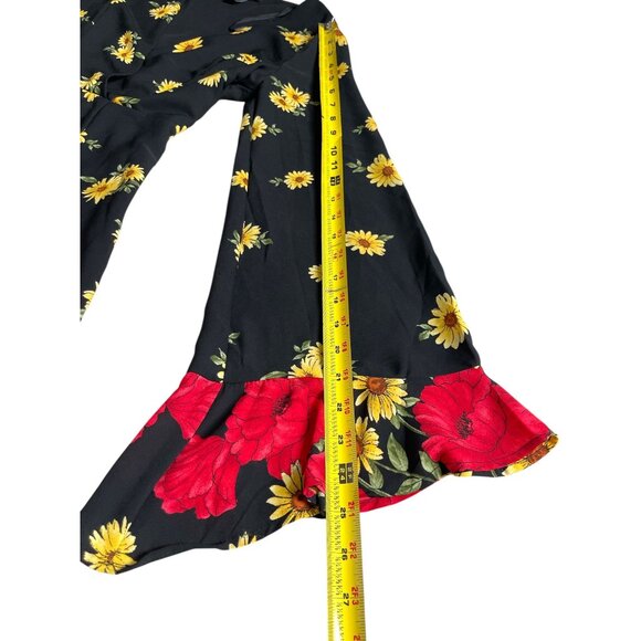 Forever 21 Floral Knee-Length Dress Women’s Casual Spring/Summer Dress Size Medi - Picture 6 of 11